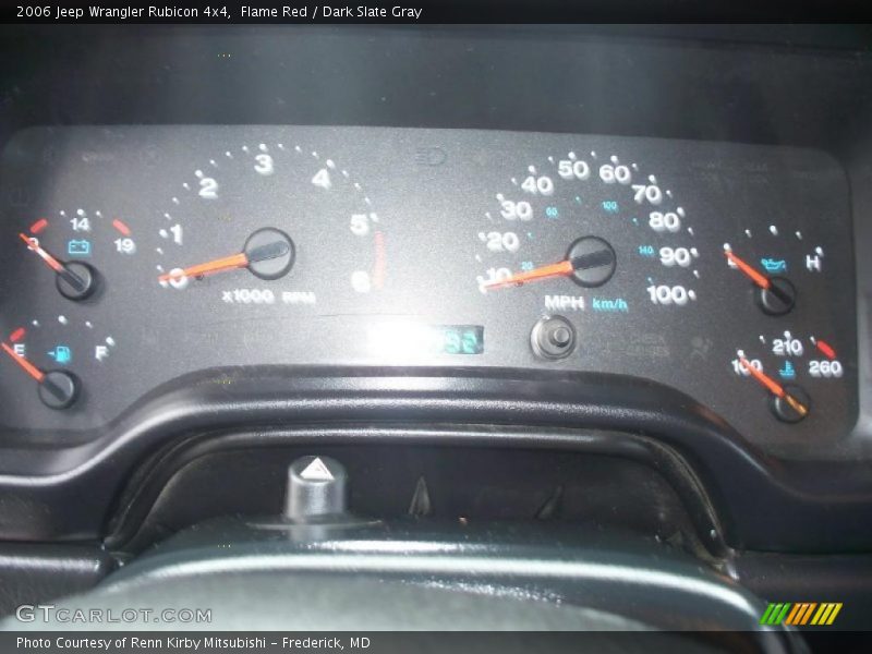 Flame Red / Dark Slate Gray 2006 Jeep Wrangler Rubicon 4x4