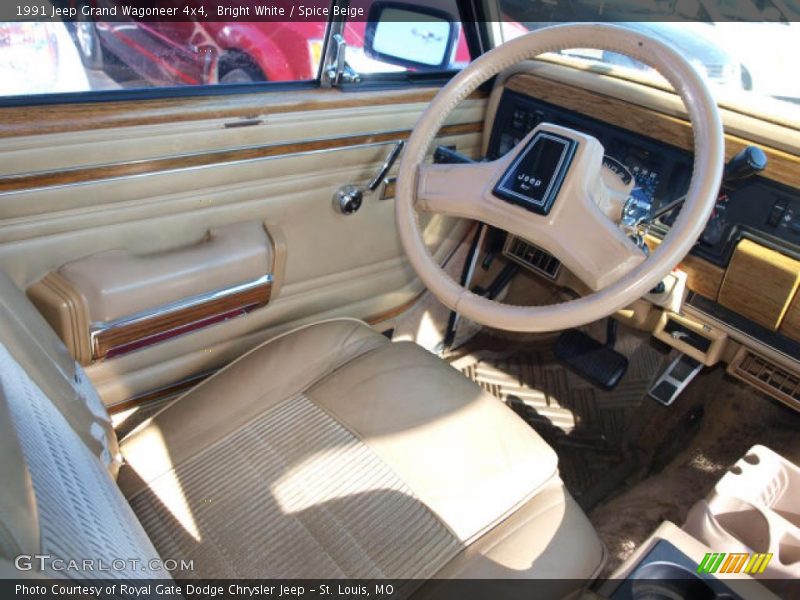  1991 Grand Wagoneer 4x4 Spice Beige Interior
