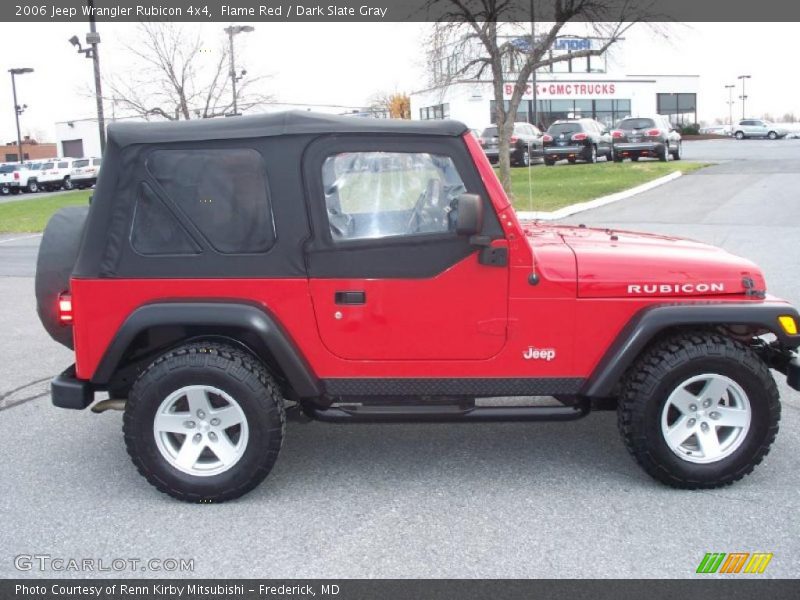 Flame Red / Dark Slate Gray 2006 Jeep Wrangler Rubicon 4x4