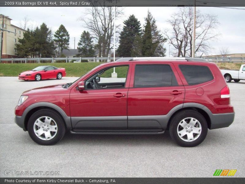  2009 Borrego EX V8 4x4 Spicy Red