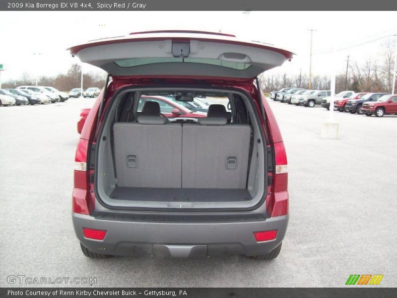 Spicy Red / Gray 2009 Kia Borrego EX V8 4x4