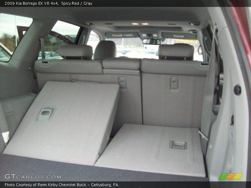 Spicy Red / Gray 2009 Kia Borrego EX V8 4x4