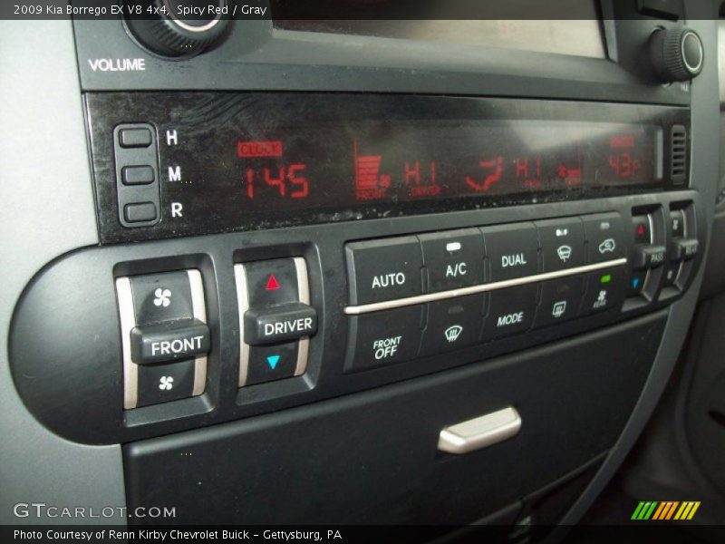 Spicy Red / Gray 2009 Kia Borrego EX V8 4x4