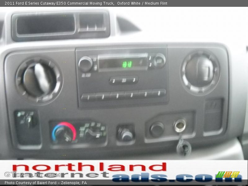 Oxford White / Medium Flint 2011 Ford E Series Cutaway E350 Commercial Moving Truck