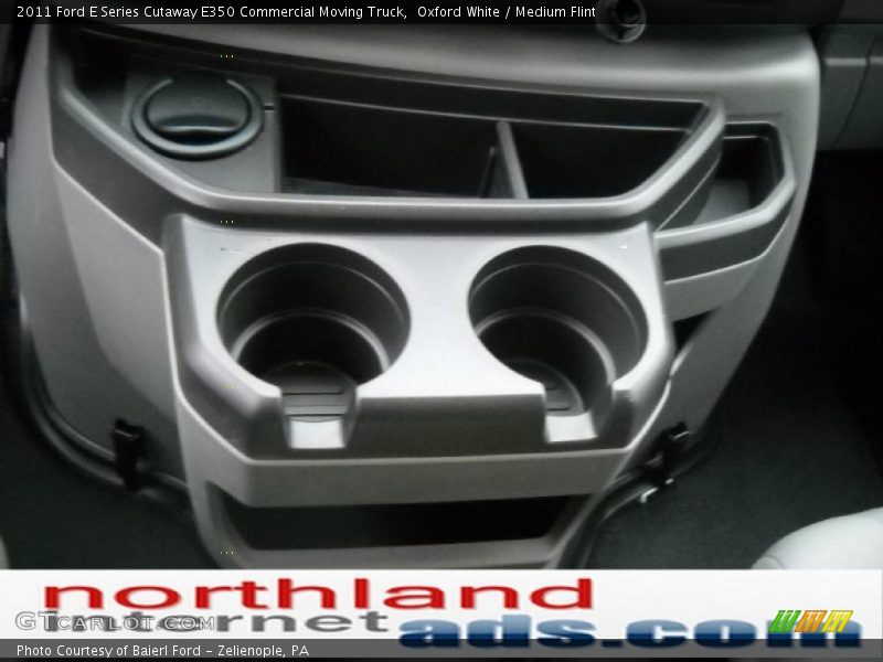 Oxford White / Medium Flint 2011 Ford E Series Cutaway E350 Commercial Moving Truck