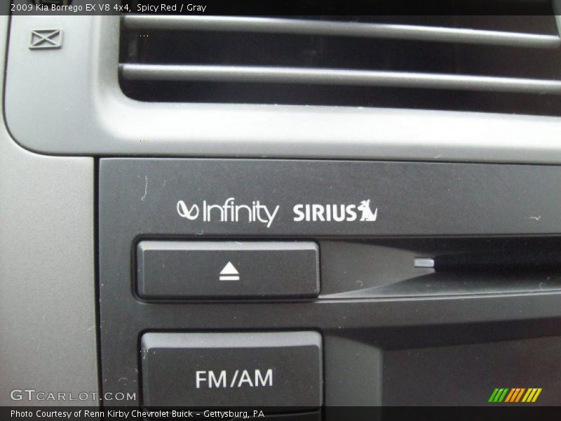 Spicy Red / Gray 2009 Kia Borrego EX V8 4x4