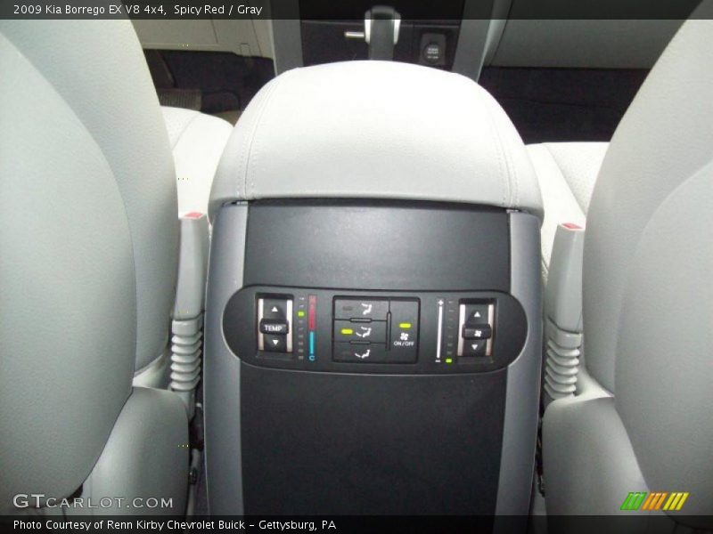 Spicy Red / Gray 2009 Kia Borrego EX V8 4x4