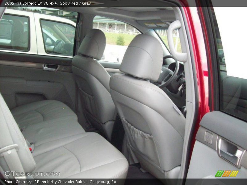 Spicy Red / Gray 2009 Kia Borrego EX V8 4x4