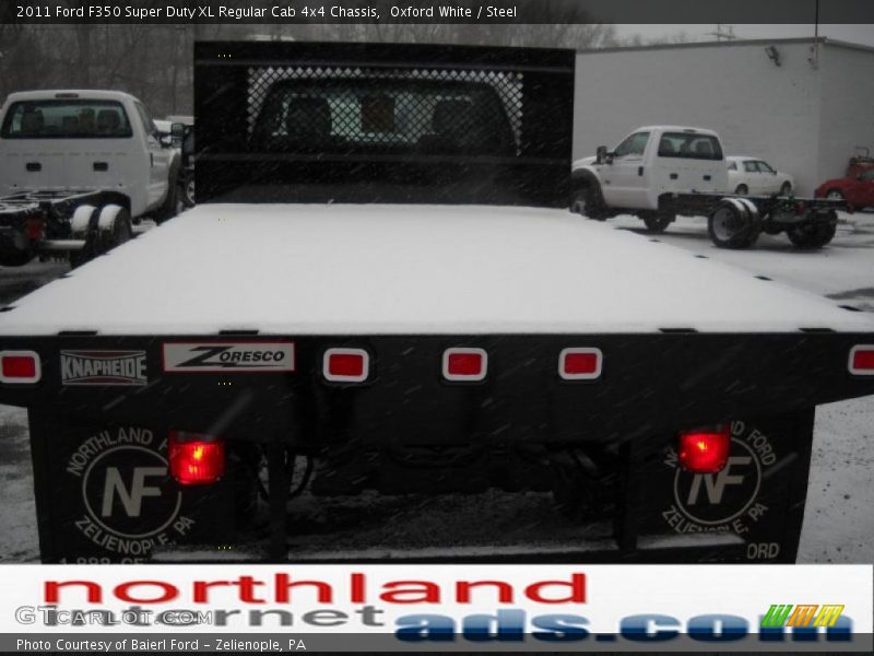 Oxford White / Steel 2011 Ford F350 Super Duty XL Regular Cab 4x4 Chassis
