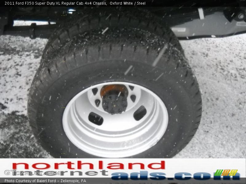 Oxford White / Steel 2011 Ford F350 Super Duty XL Regular Cab 4x4 Chassis