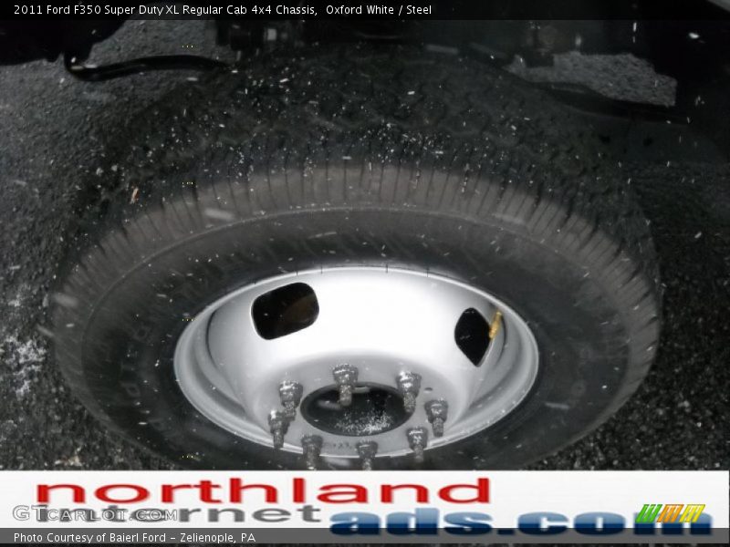 Oxford White / Steel 2011 Ford F350 Super Duty XL Regular Cab 4x4 Chassis