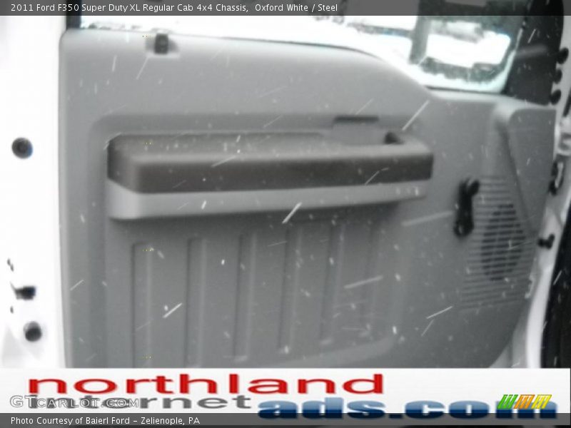 Oxford White / Steel 2011 Ford F350 Super Duty XL Regular Cab 4x4 Chassis