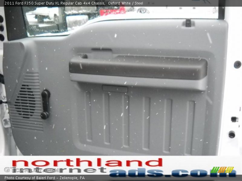 Oxford White / Steel 2011 Ford F350 Super Duty XL Regular Cab 4x4 Chassis