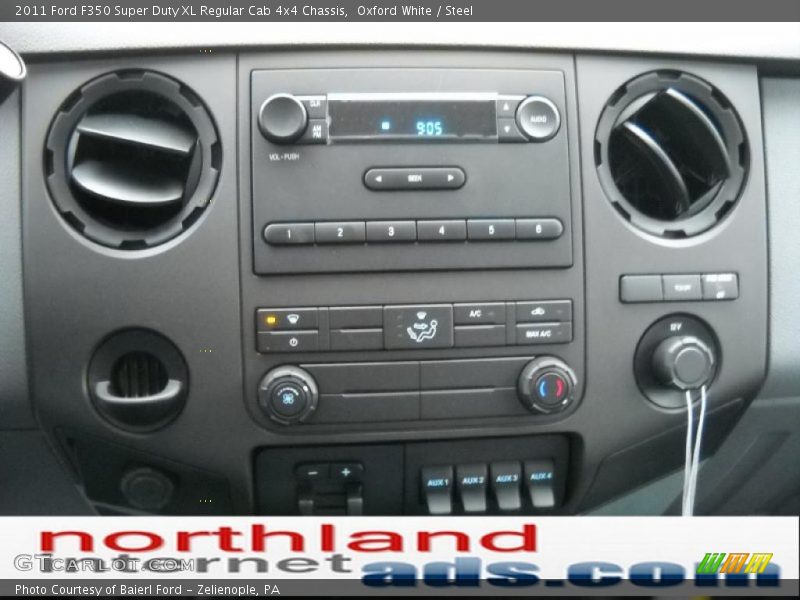 Oxford White / Steel 2011 Ford F350 Super Duty XL Regular Cab 4x4 Chassis