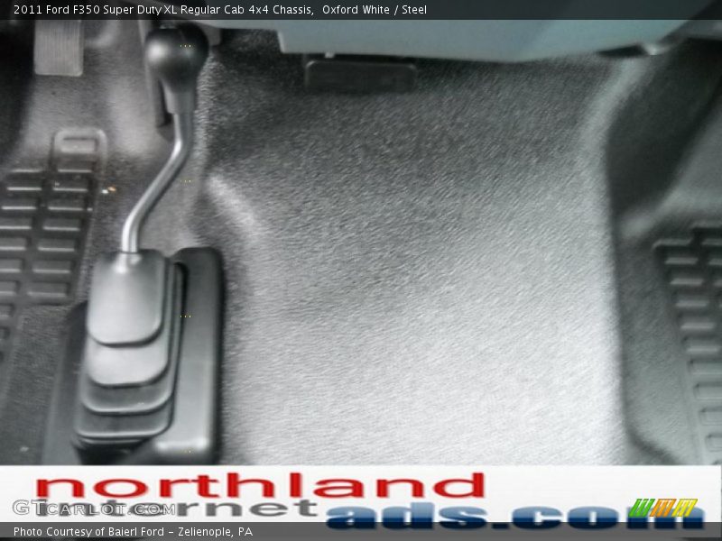 Oxford White / Steel 2011 Ford F350 Super Duty XL Regular Cab 4x4 Chassis