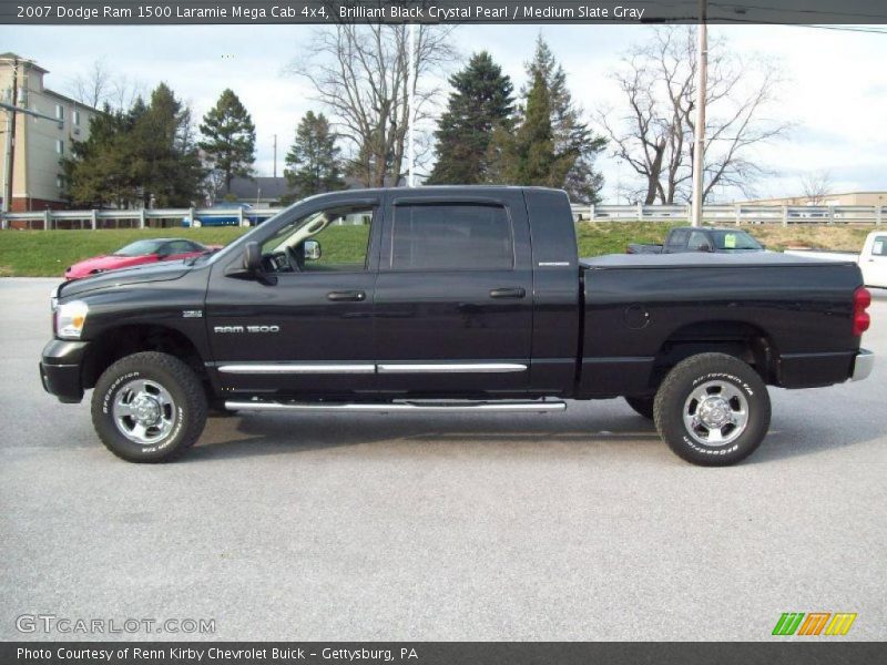 2007 Ram 1500 Laramie Mega Cab 4x4 Brilliant Black Crystal Pearl
