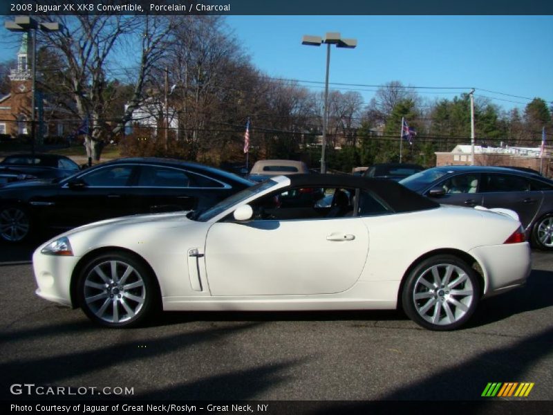 Porcelain / Charcoal 2008 Jaguar XK XK8 Convertible