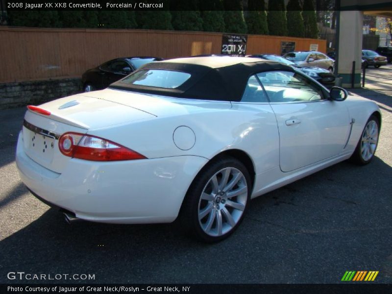 Porcelain / Charcoal 2008 Jaguar XK XK8 Convertible