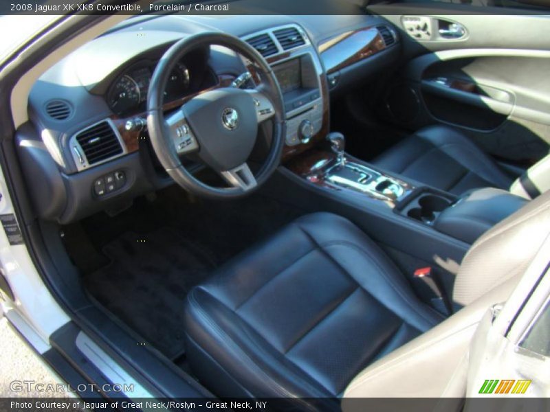 Porcelain / Charcoal 2008 Jaguar XK XK8 Convertible