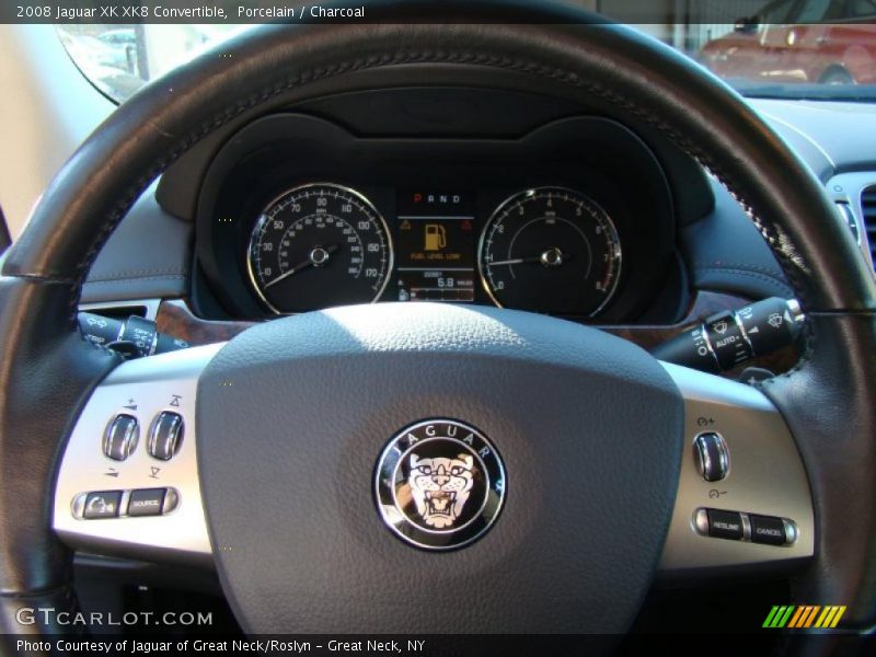 Porcelain / Charcoal 2008 Jaguar XK XK8 Convertible