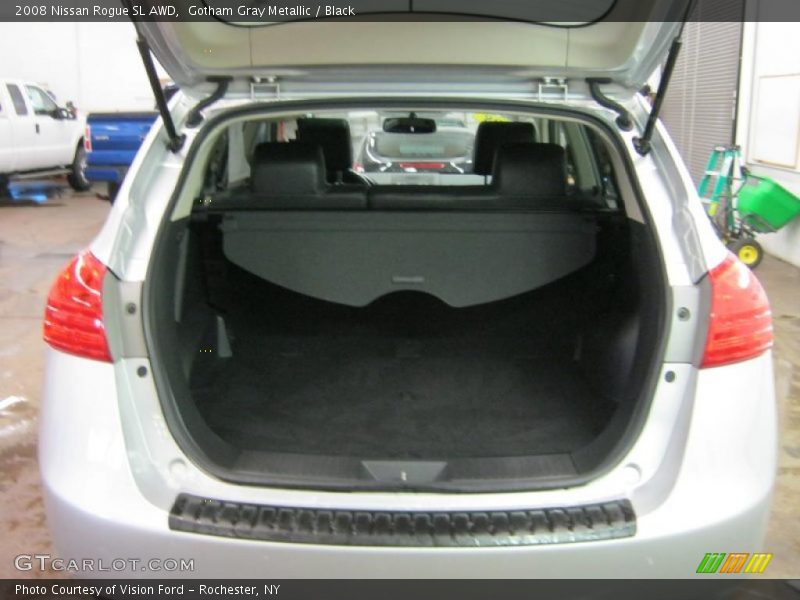 Gotham Gray Metallic / Black 2008 Nissan Rogue SL AWD