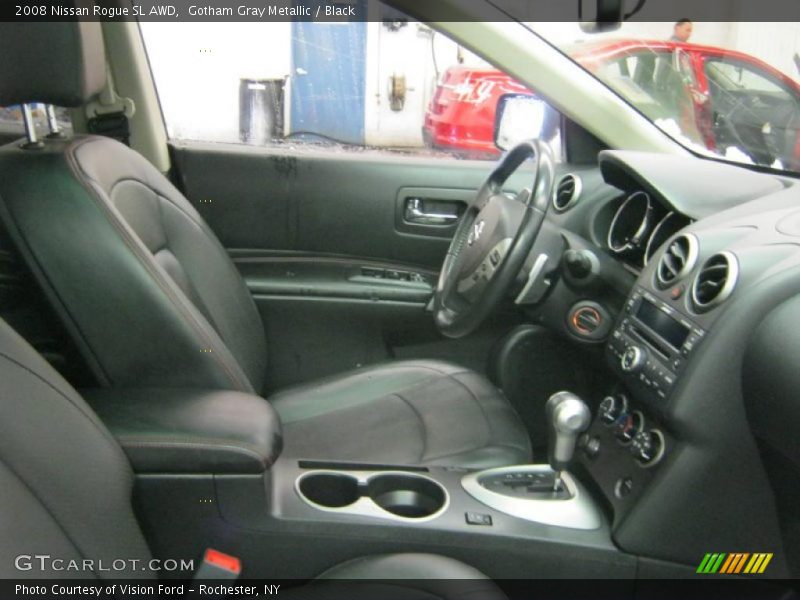 Gotham Gray Metallic / Black 2008 Nissan Rogue SL AWD