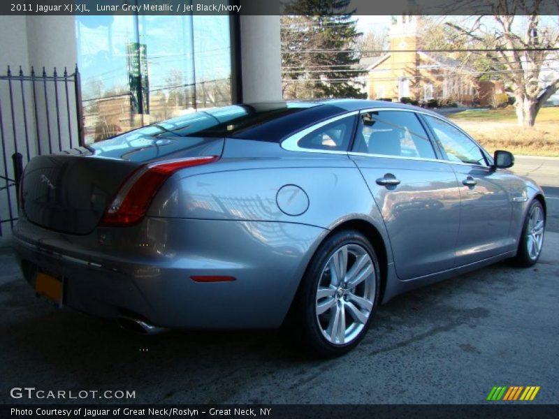 Lunar Grey Metallic / Jet Black/Ivory 2011 Jaguar XJ XJL