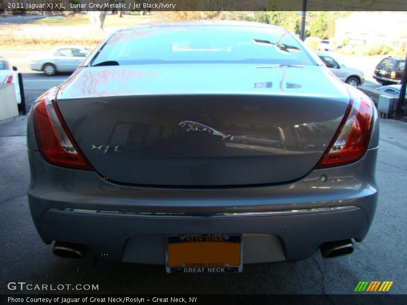 Lunar Grey Metallic / Jet Black/Ivory 2011 Jaguar XJ XJL