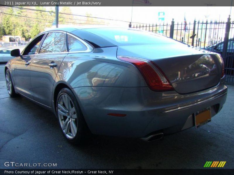 Lunar Grey Metallic / Jet Black/Ivory 2011 Jaguar XJ XJL