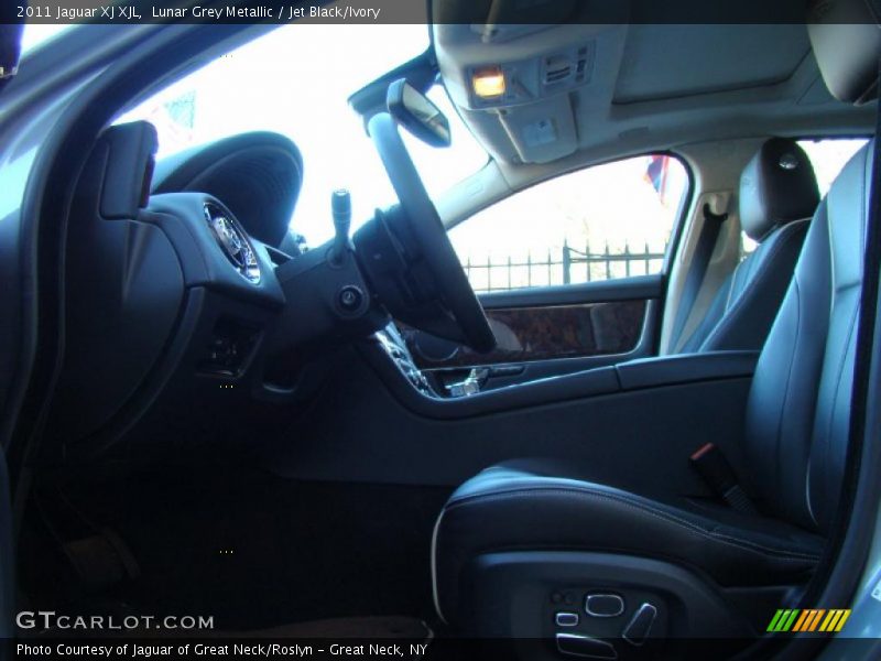 Lunar Grey Metallic / Jet Black/Ivory 2011 Jaguar XJ XJL