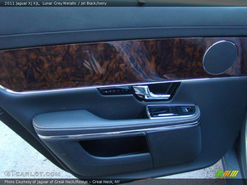 Lunar Grey Metallic / Jet Black/Ivory 2011 Jaguar XJ XJL