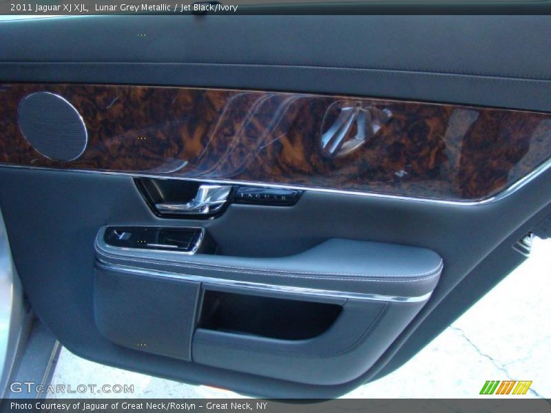Lunar Grey Metallic / Jet Black/Ivory 2011 Jaguar XJ XJL