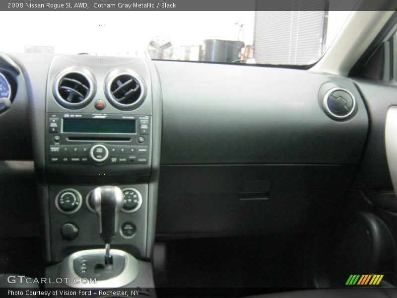 Gotham Gray Metallic / Black 2008 Nissan Rogue SL AWD