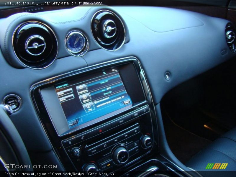 Lunar Grey Metallic / Jet Black/Ivory 2011 Jaguar XJ XJL