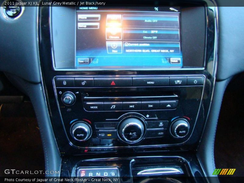 Lunar Grey Metallic / Jet Black/Ivory 2011 Jaguar XJ XJL