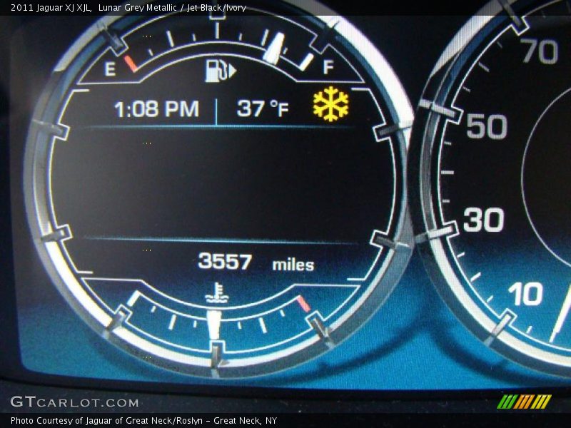 Lunar Grey Metallic / Jet Black/Ivory 2011 Jaguar XJ XJL