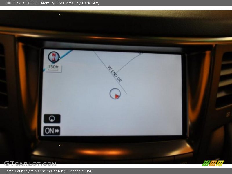 Mercury Silver Metallic / Dark Gray 2009 Lexus LX 570