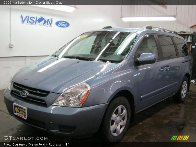 Glacier Blue / Gray 2006 Kia Sedona LX