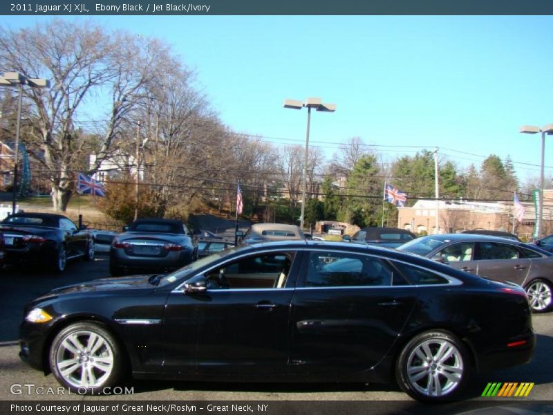 Ebony Black / Jet Black/Ivory 2011 Jaguar XJ XJL