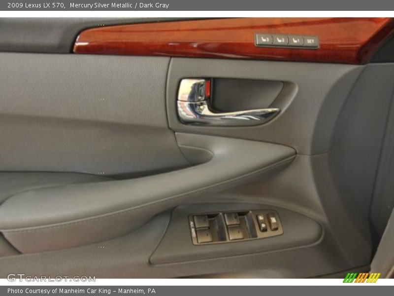Mercury Silver Metallic / Dark Gray 2009 Lexus LX 570