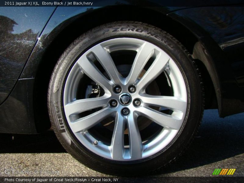 Ebony Black / Jet Black/Ivory 2011 Jaguar XJ XJL
