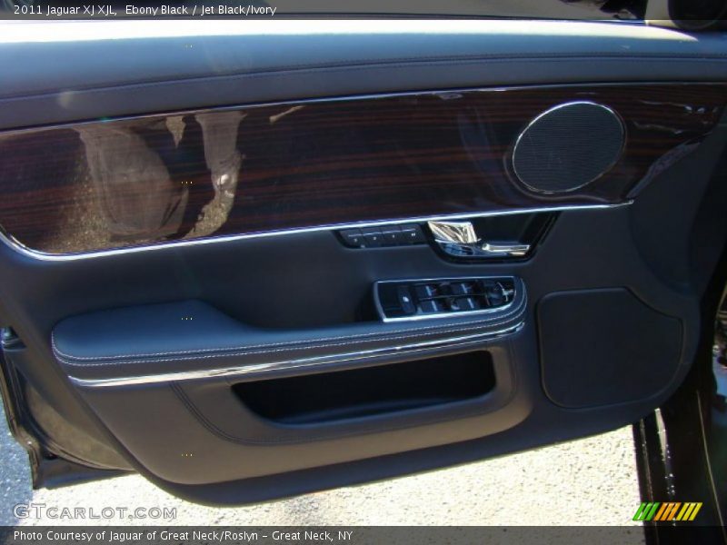 Ebony Black / Jet Black/Ivory 2011 Jaguar XJ XJL