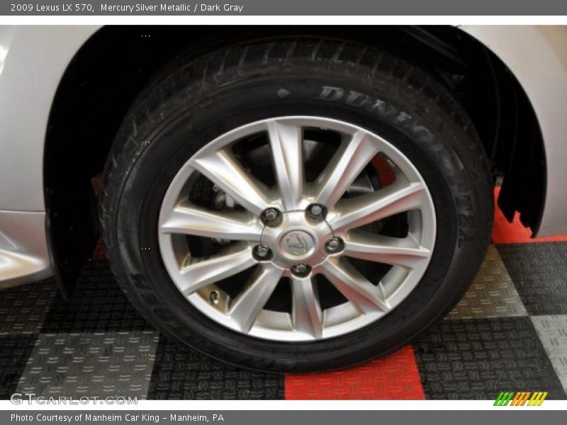 Mercury Silver Metallic / Dark Gray 2009 Lexus LX 570