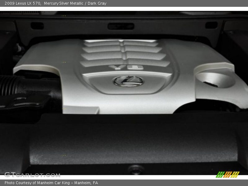 Mercury Silver Metallic / Dark Gray 2009 Lexus LX 570
