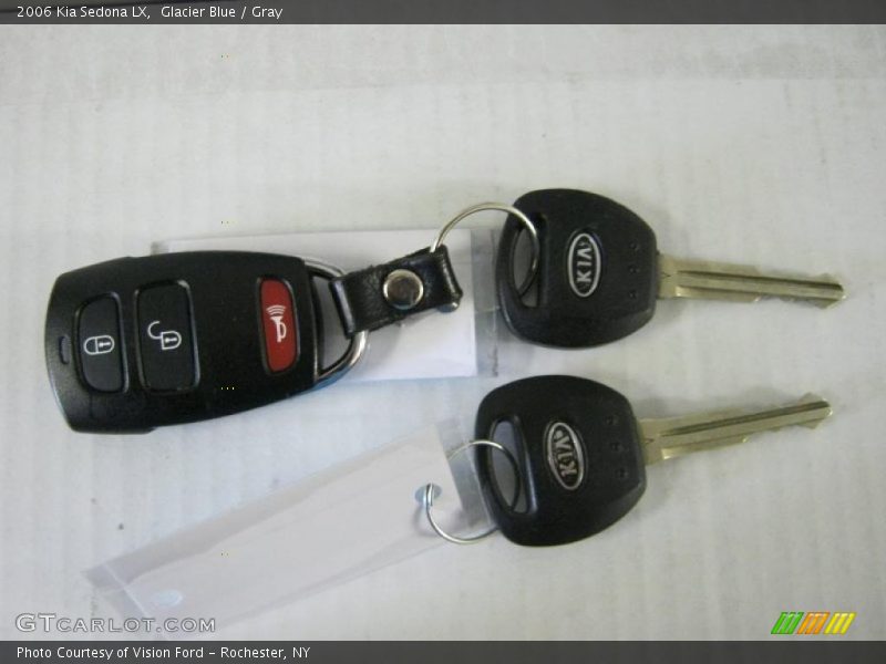 Glacier Blue / Gray 2006 Kia Sedona LX