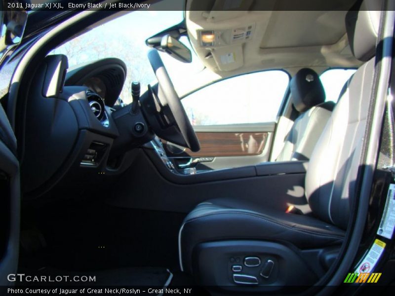 Ebony Black / Jet Black/Ivory 2011 Jaguar XJ XJL