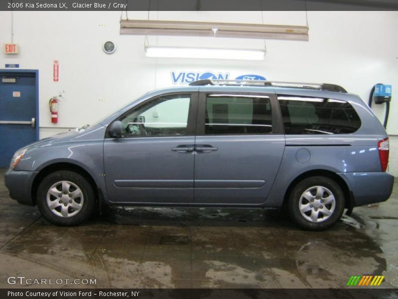 Glacier Blue / Gray 2006 Kia Sedona LX