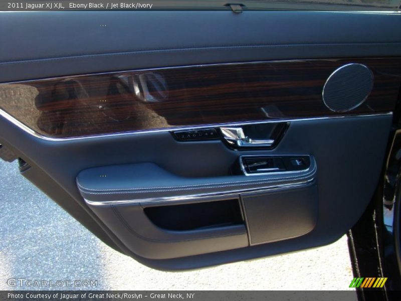 Ebony Black / Jet Black/Ivory 2011 Jaguar XJ XJL