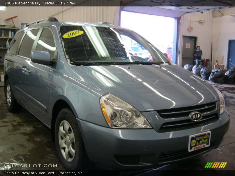 Glacier Blue / Gray 2006 Kia Sedona LX
