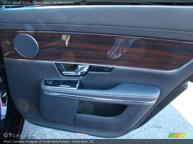 Ebony Black / Jet Black/Ivory 2011 Jaguar XJ XJL